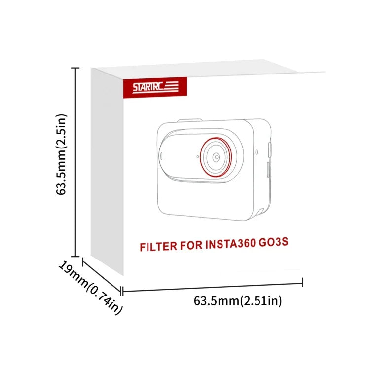 Insta360 GO 3S STARTRC MCUV-filter