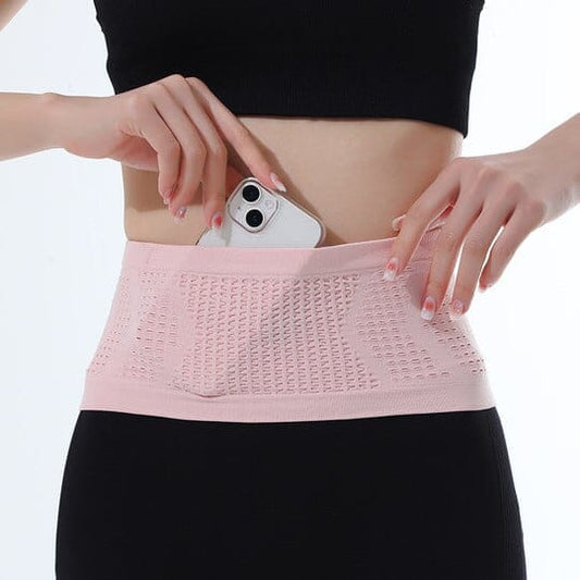 Andningsbar dold midjeväska