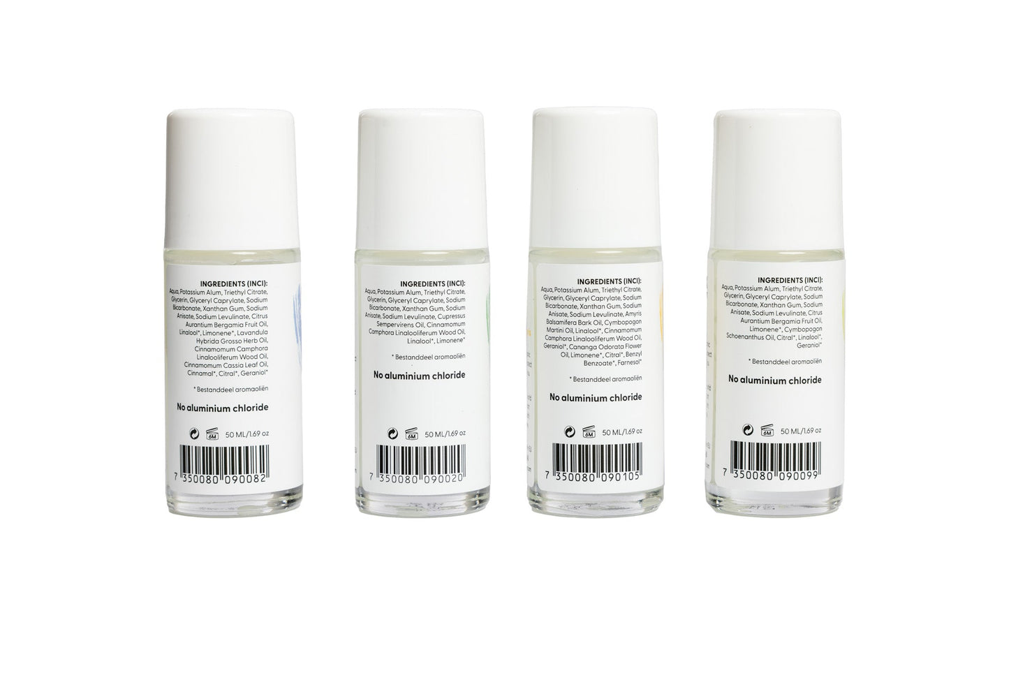 Undercover Agent Natural Deodorant Sample Pack - 4 Unique Scents