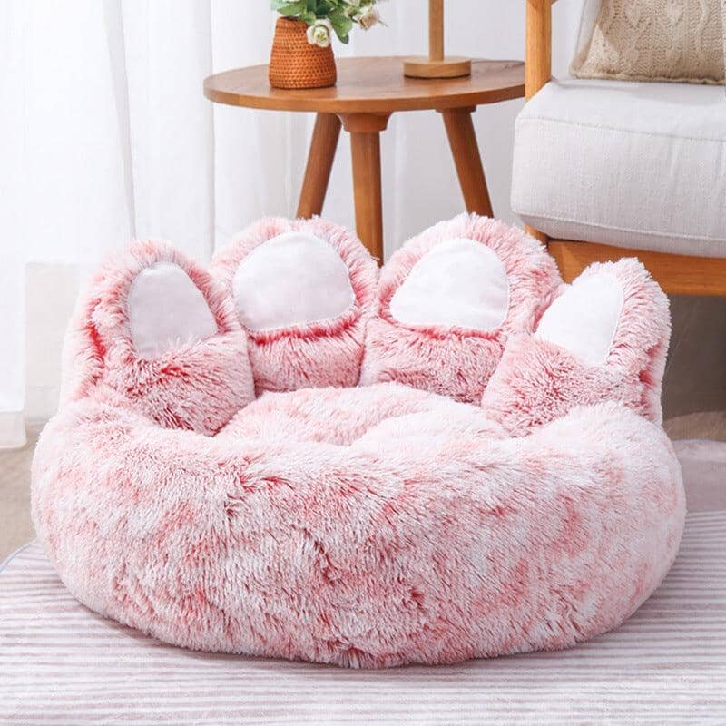 Fluffig och gosig bädd för hund och katt