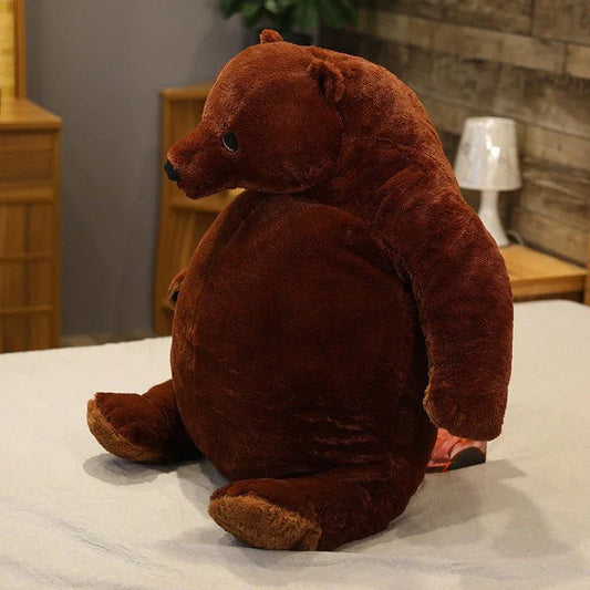 Giant 100cm Brown Bear Stuffed Animal Plush Toy