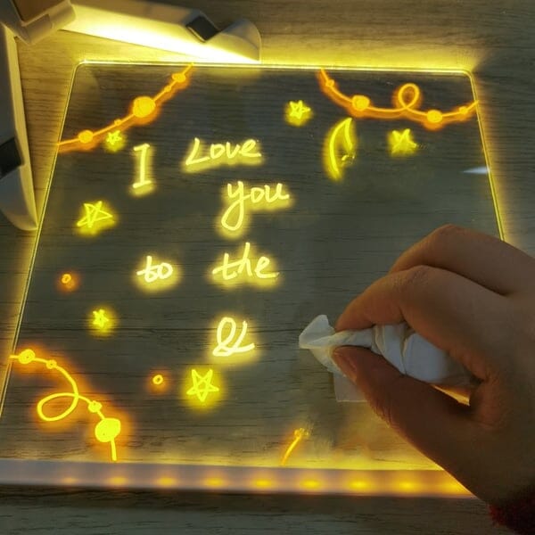 LED anteckningstavla med fÀrger