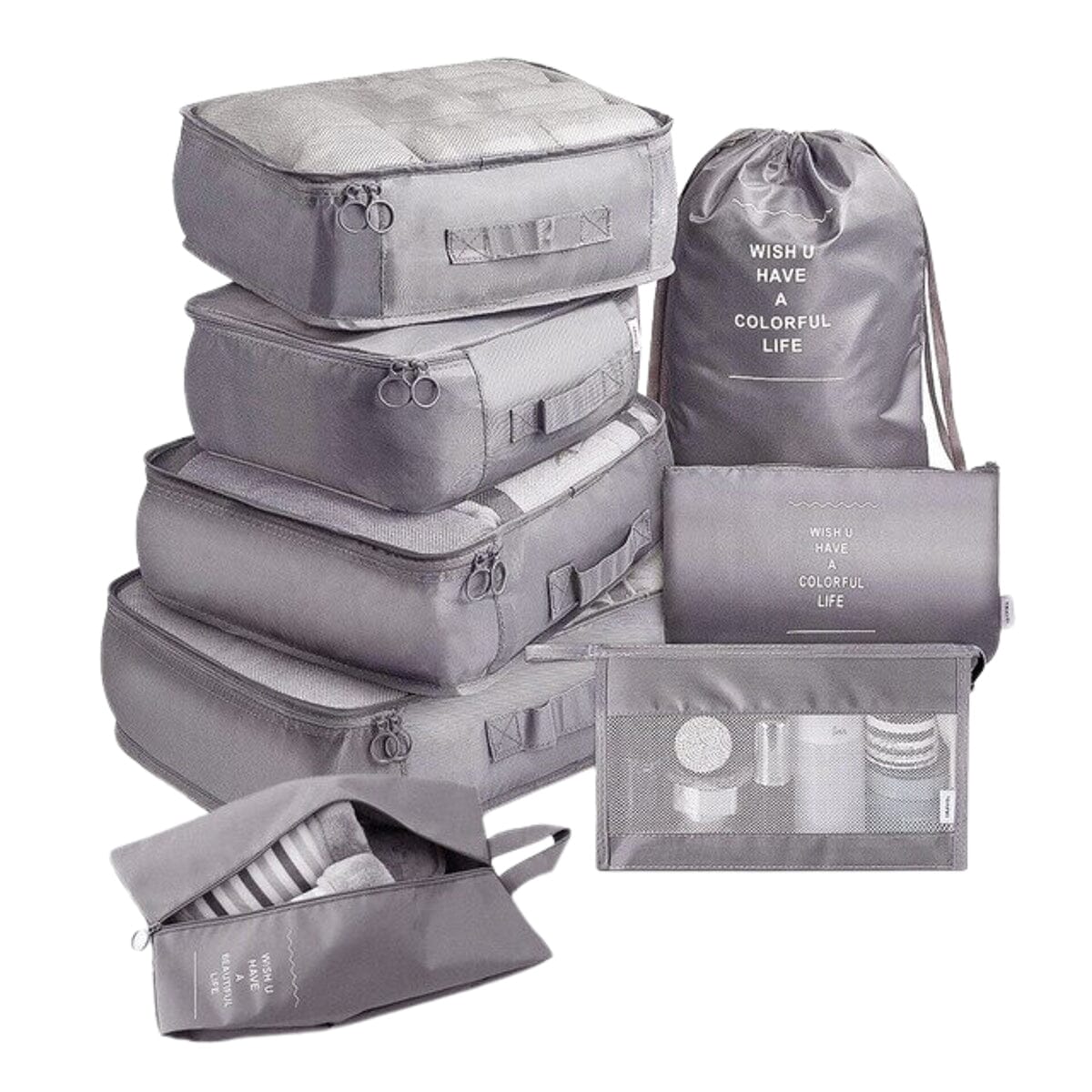 Organiseringsbags för resväska