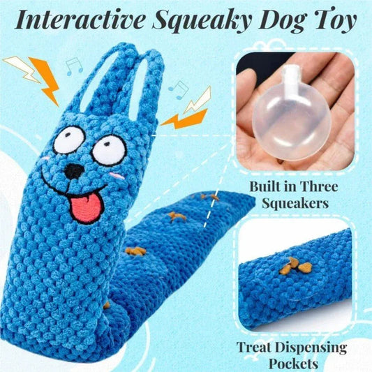 Squeaky Interactive Dog Puppy Bite-Resistant Soft Comfortable Dog Toy