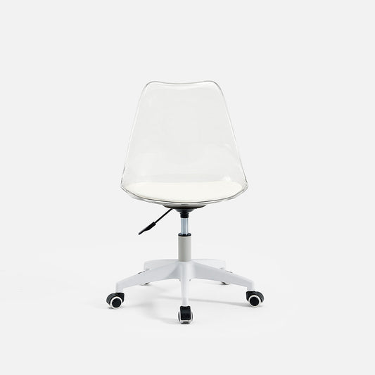 Transparent Ice White Chair-1