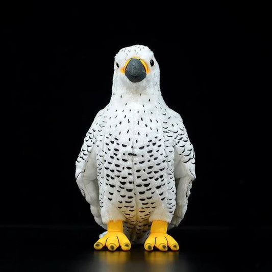 White Spear Falcon Bird Plush Toy