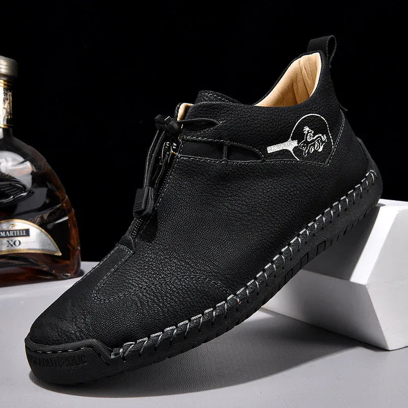 Men's Light And Comfortable Casual Leather Shoes