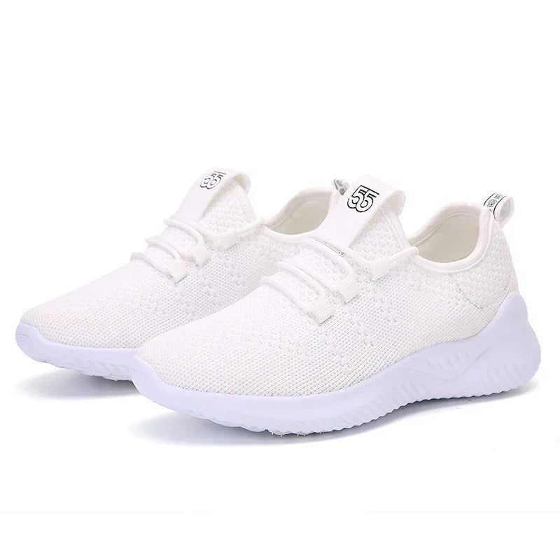 Lightweight Elastic Mesh Women's Breathable Running Shoes