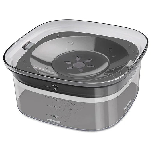 Pet Dog Splash-Proof Water Bowl