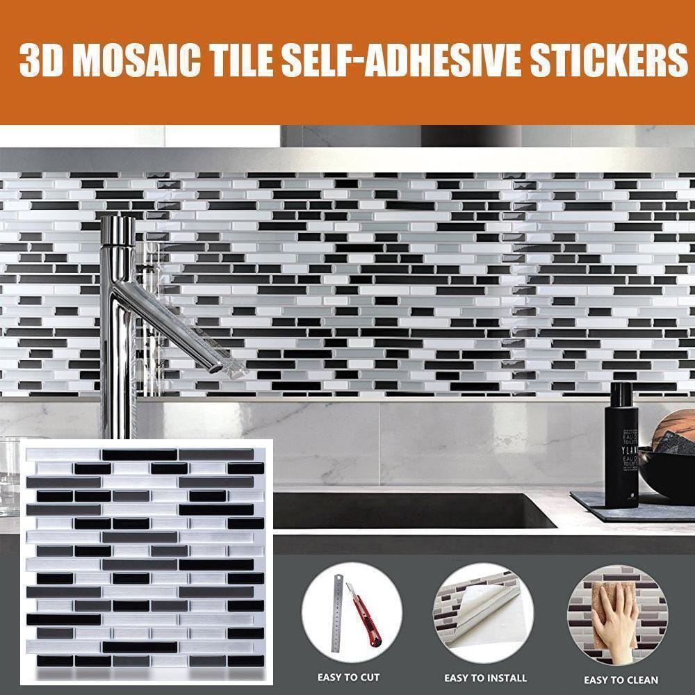 3D Mosaik Dekorplast för Kakel