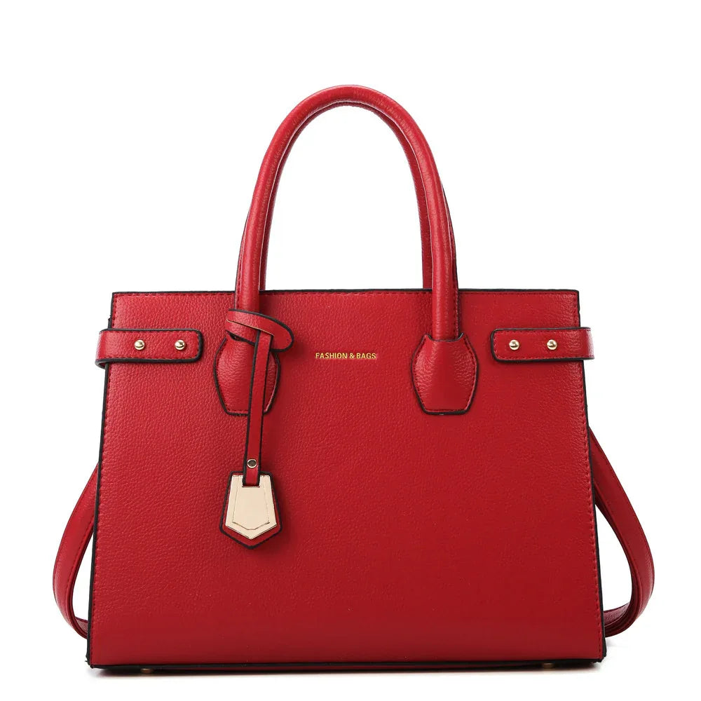 One-Shoulder Crossbody PU Leather Handbag For Women