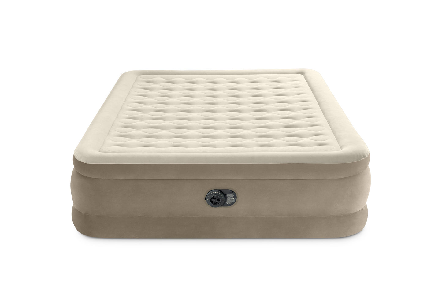 INTEX Ultra Plush Luftmadrass -Brun Dubbel