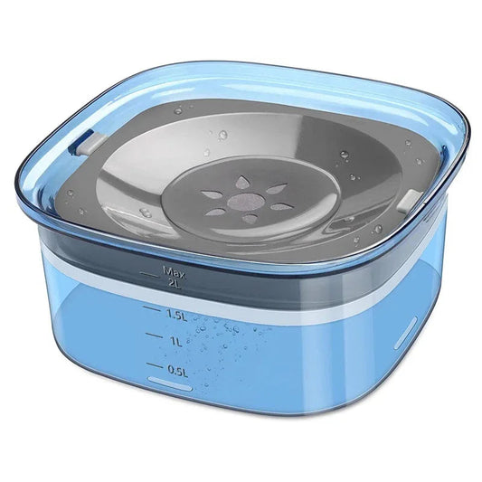 Pet Dog Splash-Proof Water Bowl