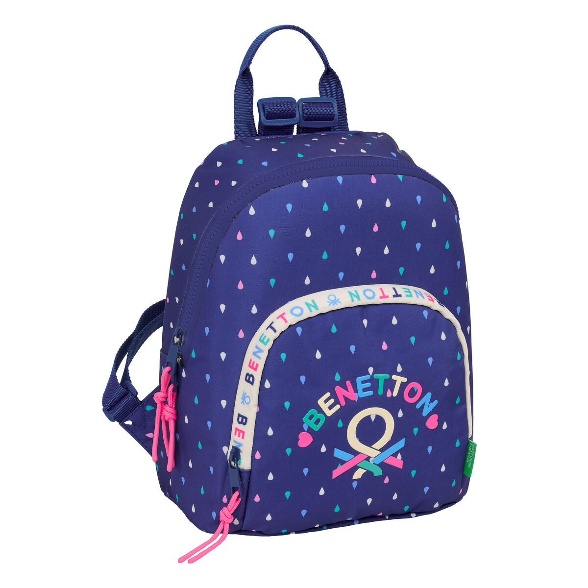Ryggsäck Benetton Drop, multicolour, justerbare axelremmar