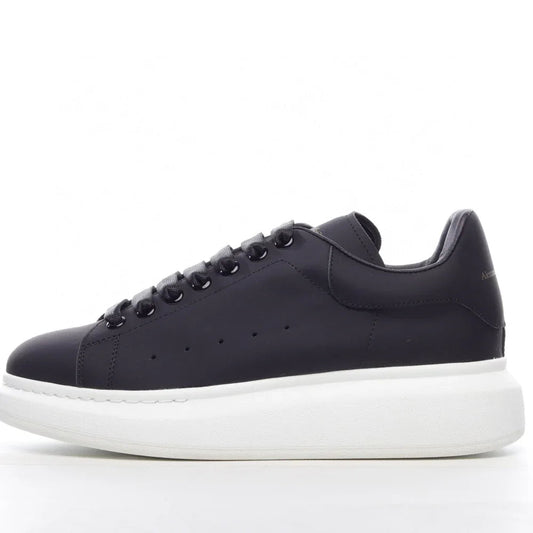 Multicolor Thick-Soled Leather Coated Elegant Gradient Shoes Men's And Women's Unisex Sneakers