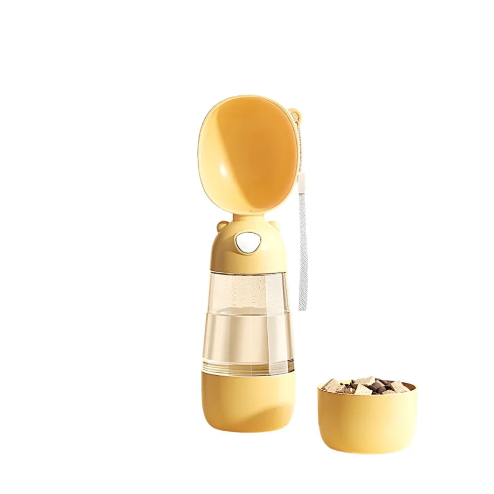Portable Dog Water Bottle Food And Water Container Feeder Outdoor Travel Pet Water Dispenser