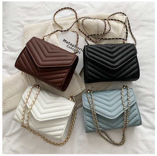 Axelväska dam – Minimalistisk handväska med flera fack