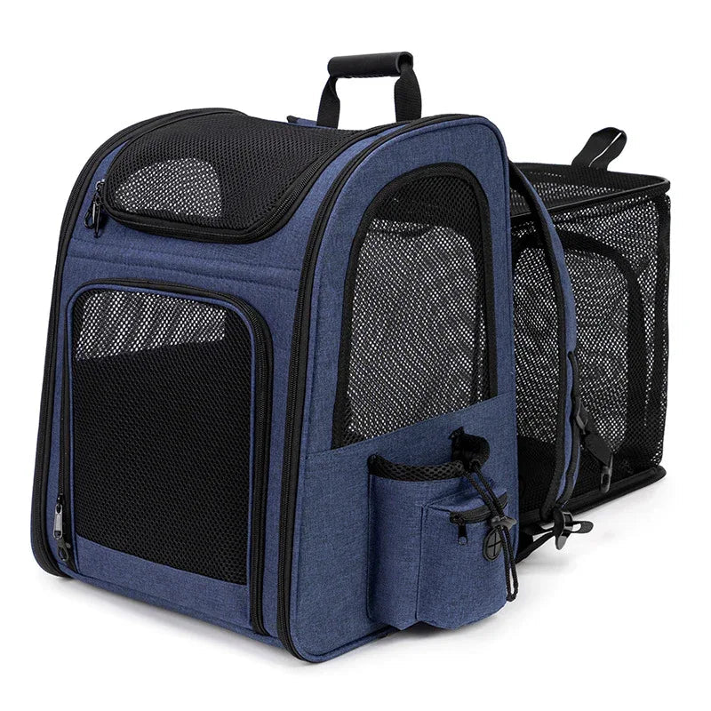 Extendable Foldable Portable Breathable Pet Dog Cat Backpack Bag