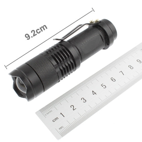 Zoombar Cree Q3-WC ficklampa – Kompakt LED med 180 lumen och bältesclip