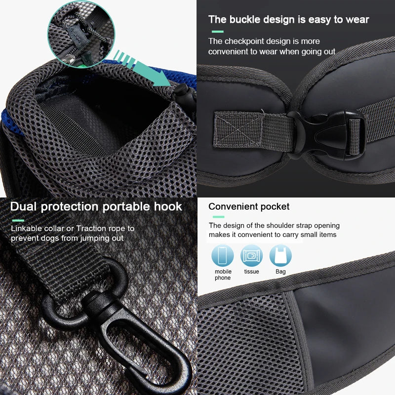 Pet Katt Hund Carrier Ryggsäck Travel Tote Axelväskor