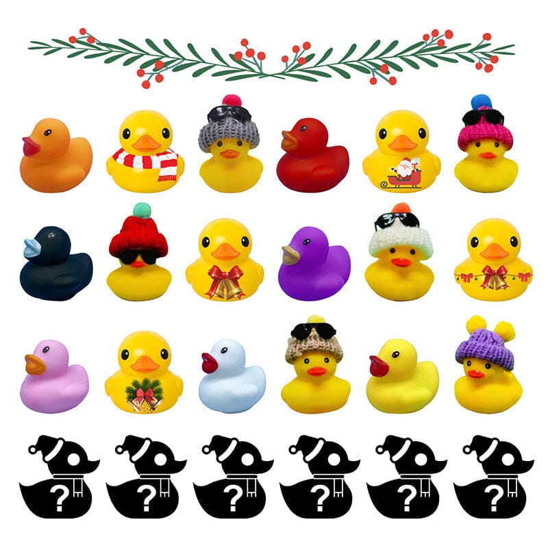 Adventskalender - 24 Gummiankor för Barn