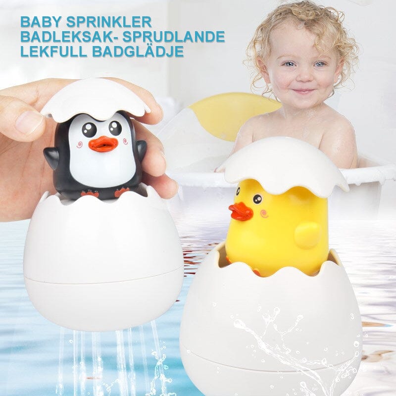 Ägg Sprinkler Badleksak