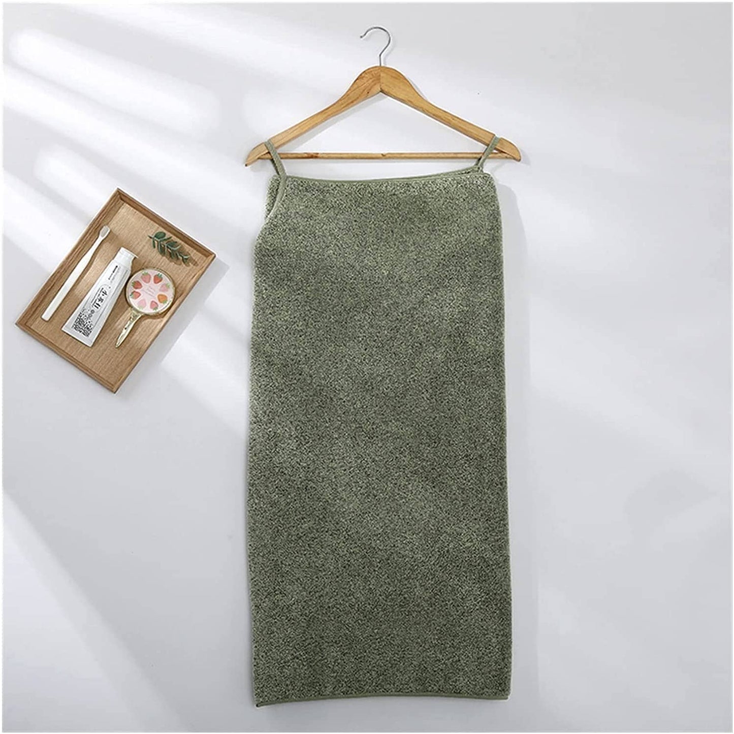Bärbar korall Fleece handduk