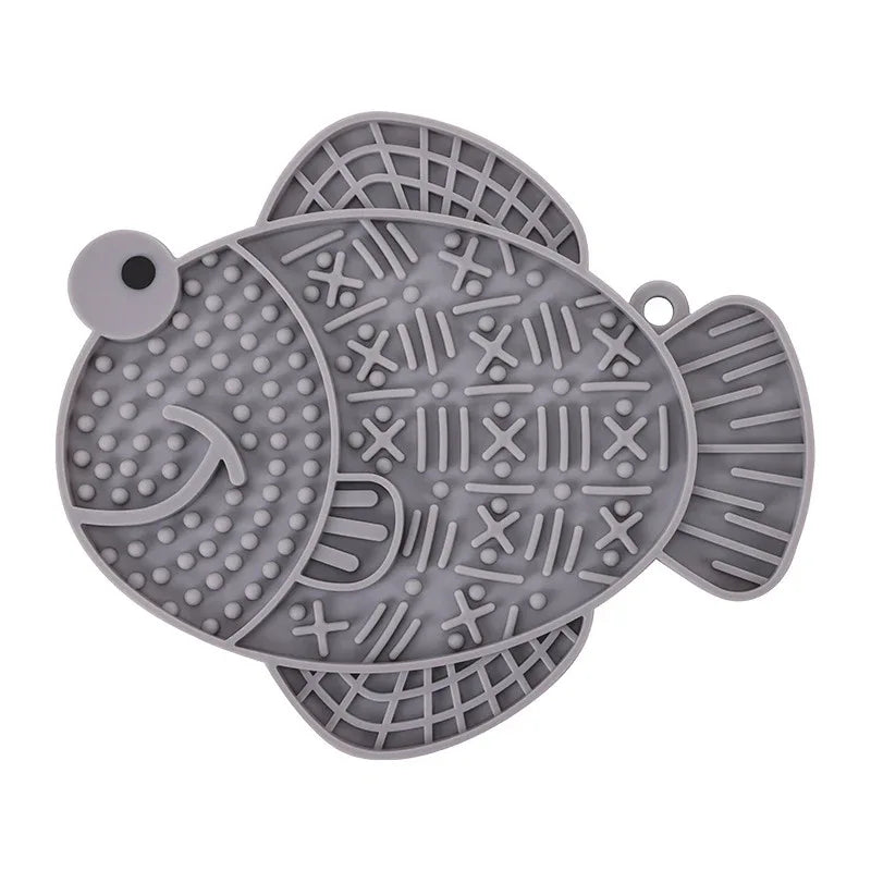 Silicone Pet Slow Food Anti-Tumble Anti-Overflow Dog Licking Feeding Pad