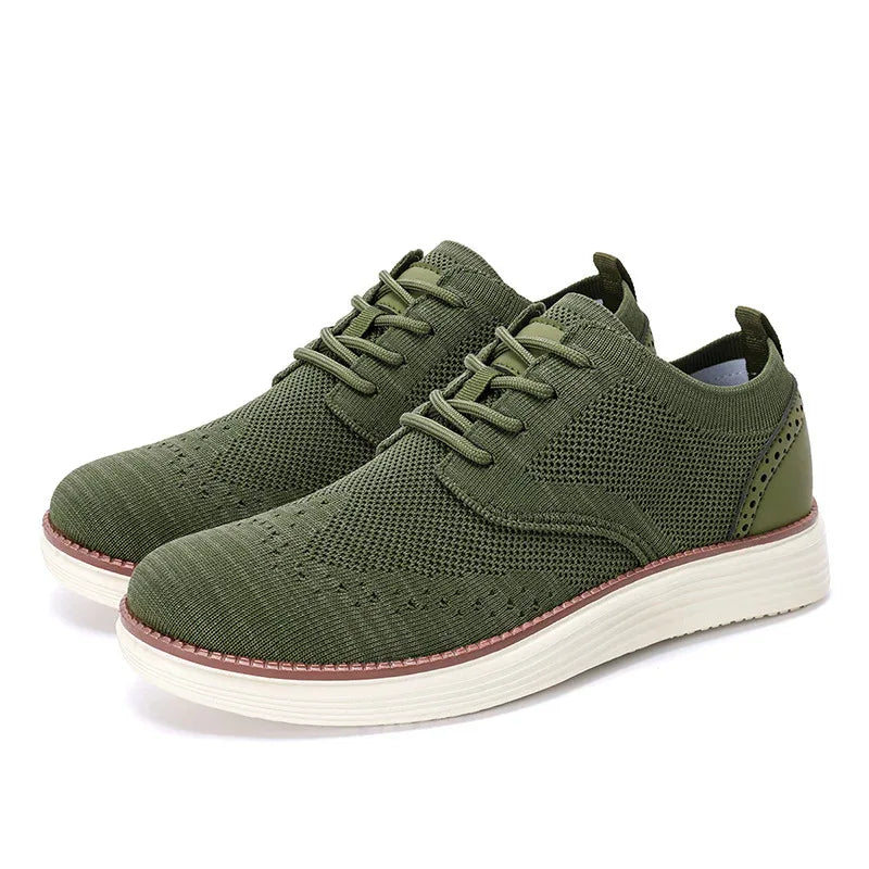 Outdoor Fly Woven Mesh Hiking Versatile Men's Casual Shoes