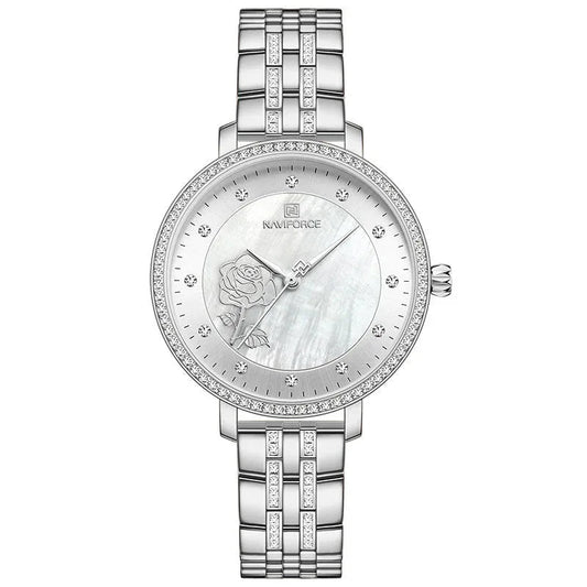 Elegant Ladies Simple Business Stainless Steel Watch For Women
