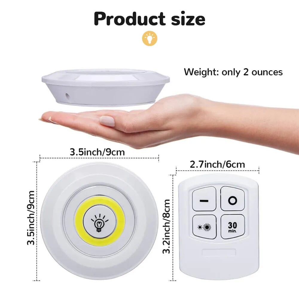GloHub™ bärbar dimbar lampa (med trådlös fjärrkontroll)