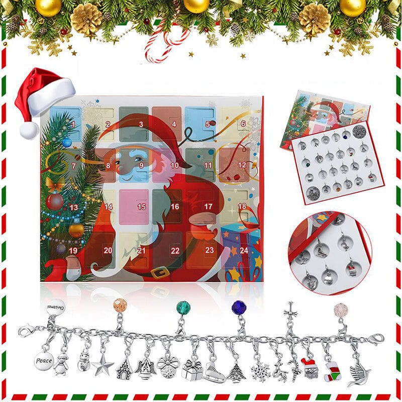 Julkalender DIY jularmband  (4 stilar）