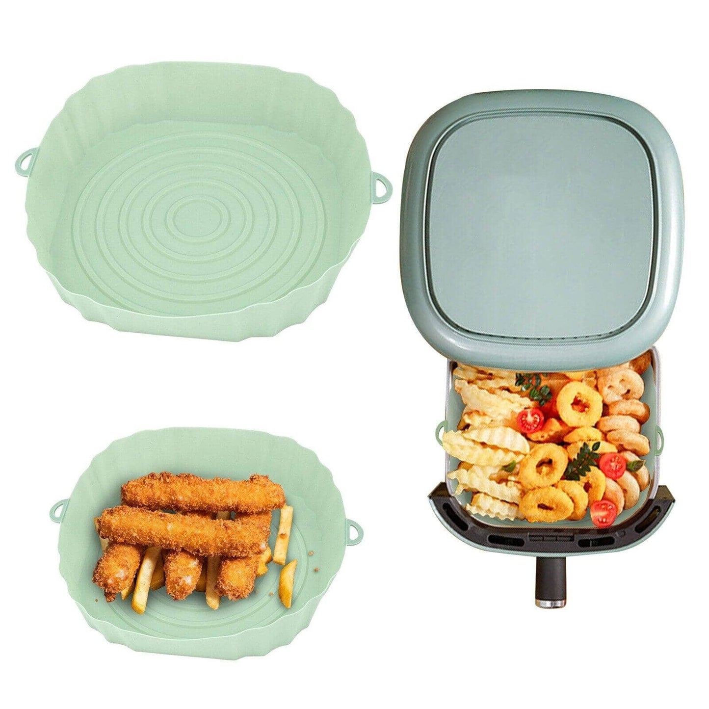 Kladdfri - Silikonform för Airfryer och Ugn