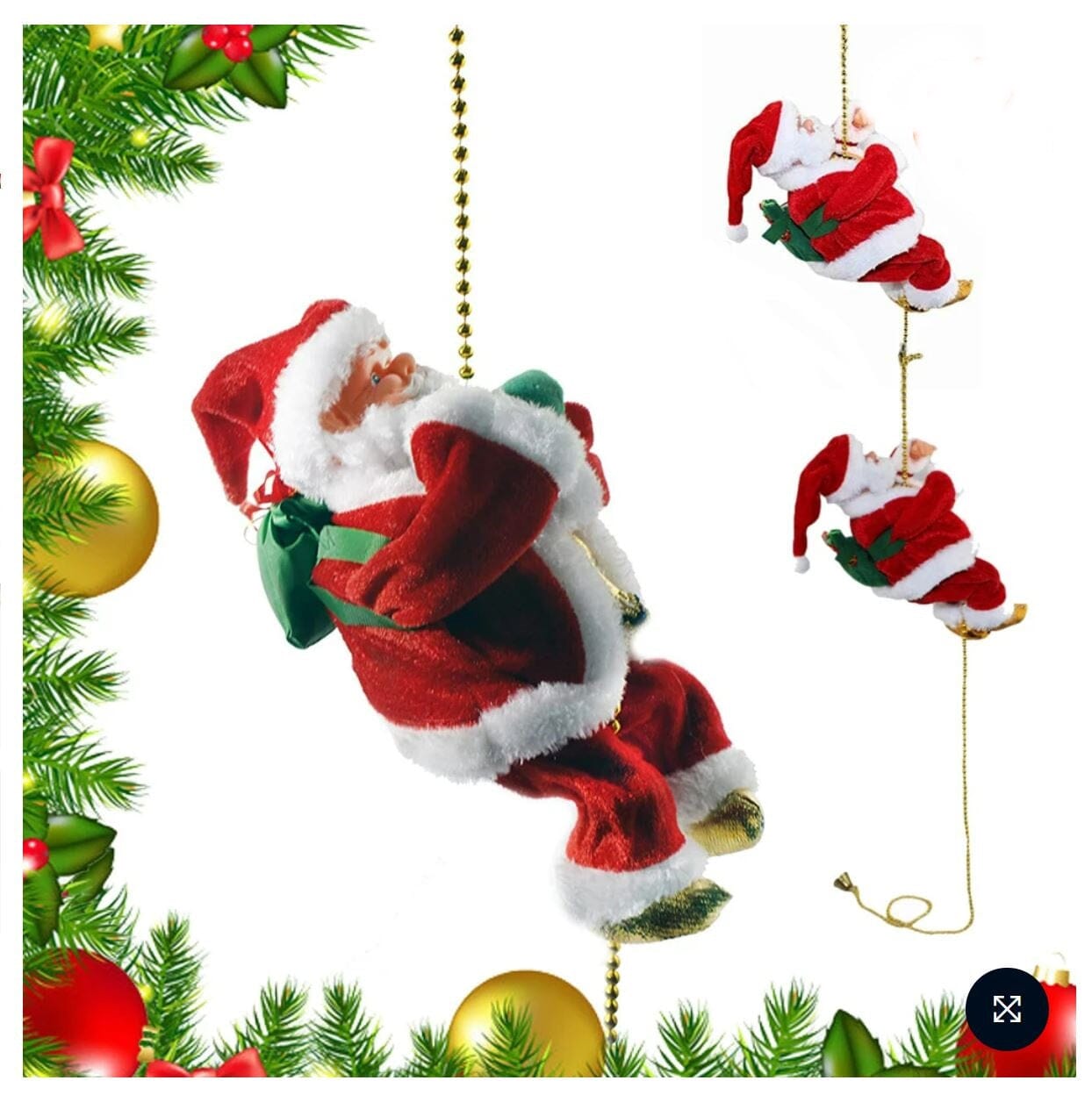 Klättrande tomte