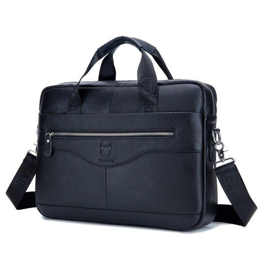 Leather Laptop Computer Briefcase Men's Messenger Shoulder Bags