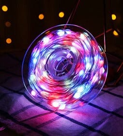 LED Julgransljus med magiska mönster