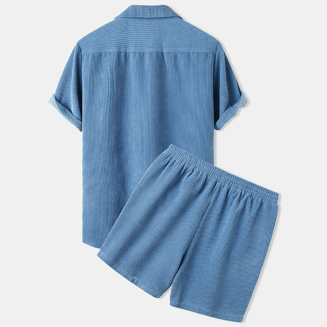 Matchande skjorta + shorts set