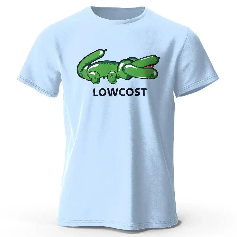 Men's Funny Lowcost Printed Text T-Shirt