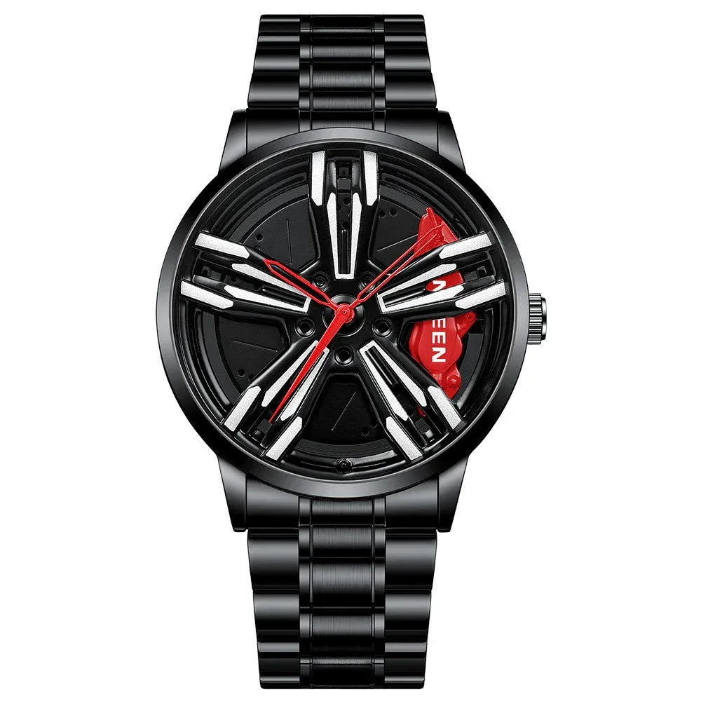 Men's Locomotive Wheel Watch