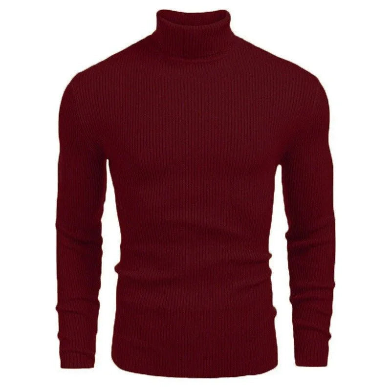 Men's Slim-Fit Turtleneck Long-Sleeved Sweater