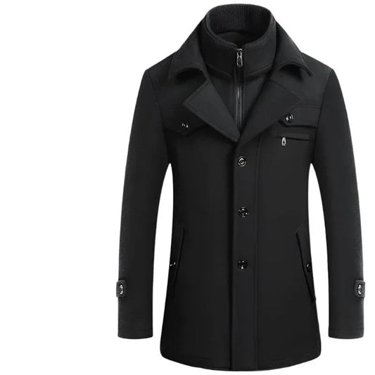 Men's Slim Fit Winter & Autumn Wool Coat