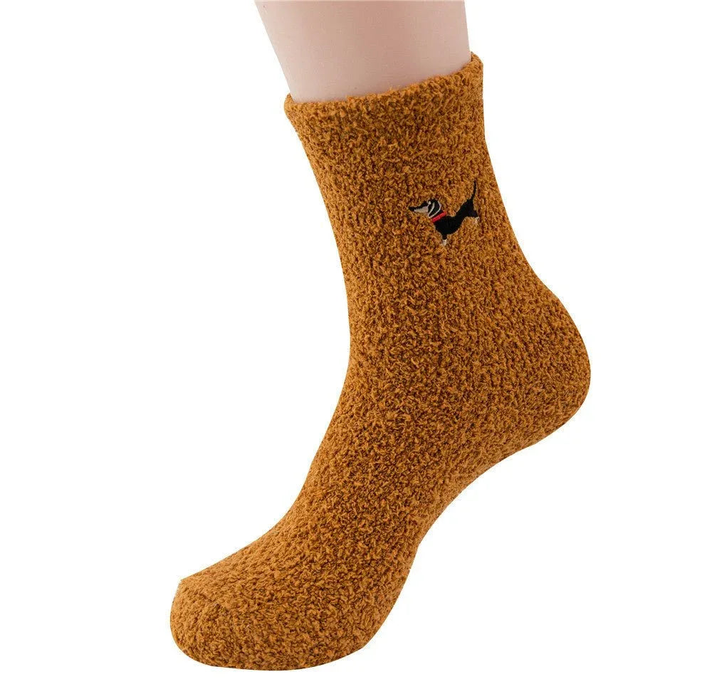 Men's Thickened Warm Coral Velvet Socks