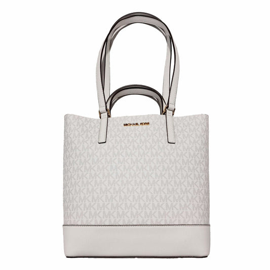 Michael Kors Axelväska Kelli Syntetlader Vit