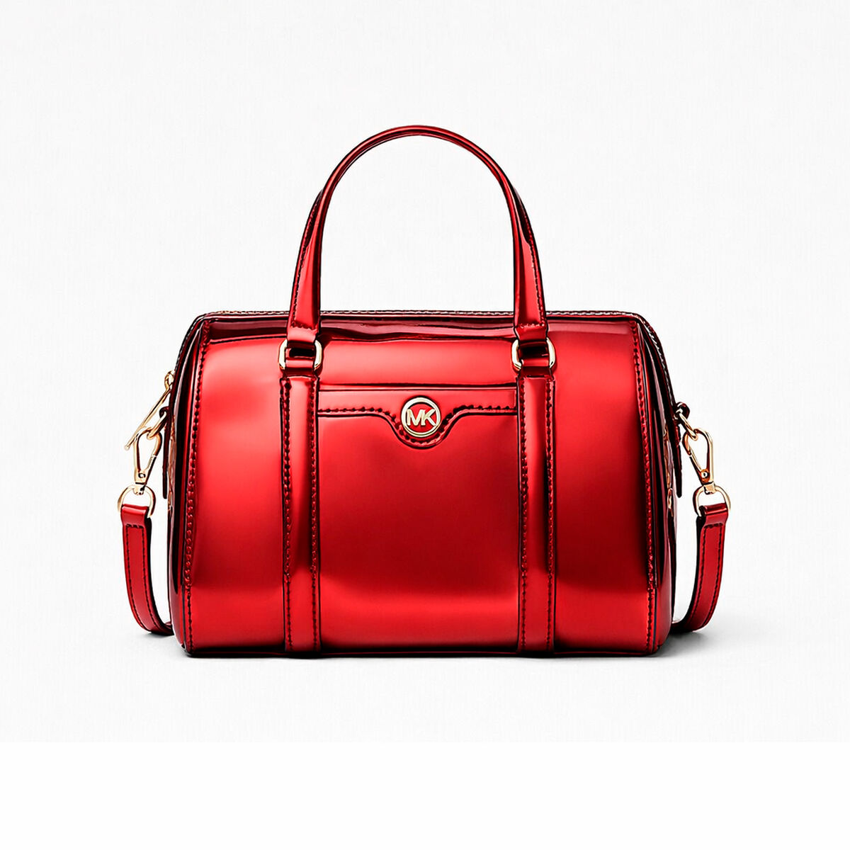 Michael Kors Handväska 35f5gtfc1z Cherry Blixtlas Röd