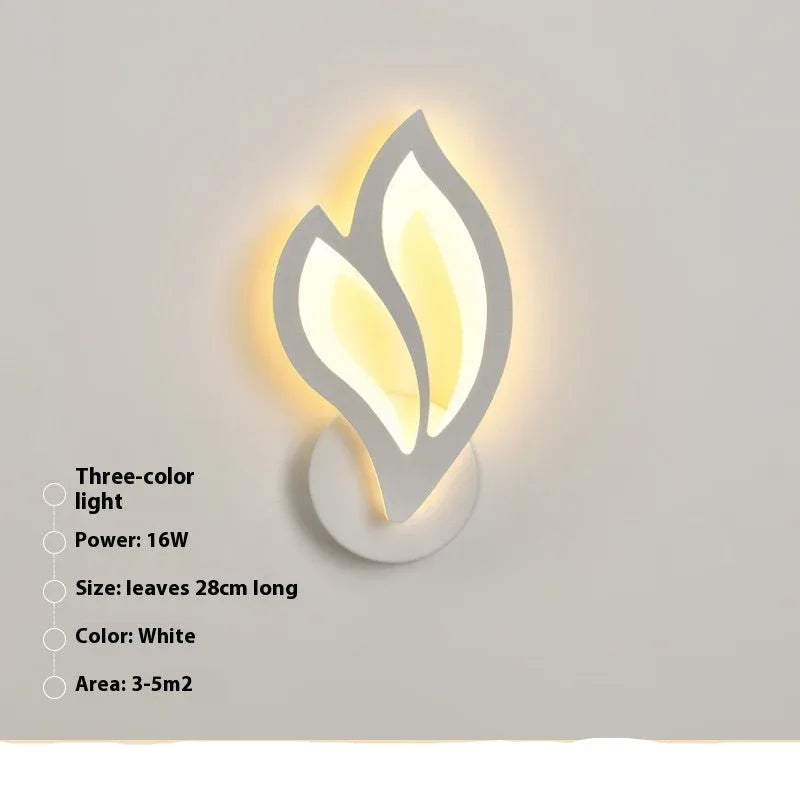 Modern Minimalist Iron Craft Wall Lamp Bedside Stairs Decorative Lamps