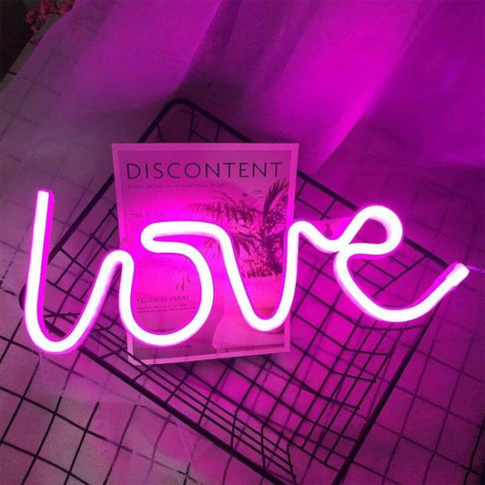 Neon lampa - LOVE