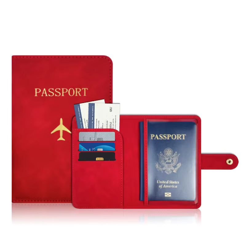 Passfodral & reseplånbok – kompakt RFID-skydd för pass och kort