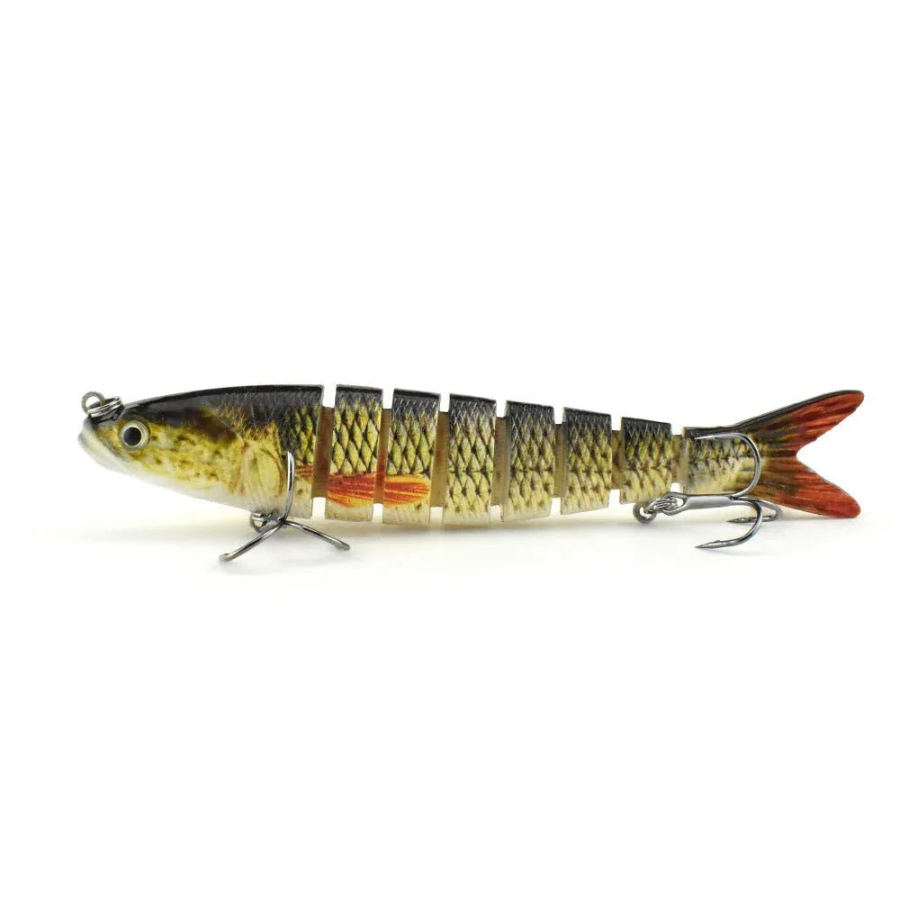 Plastic Fishing Lure With Moving Flexible Tail