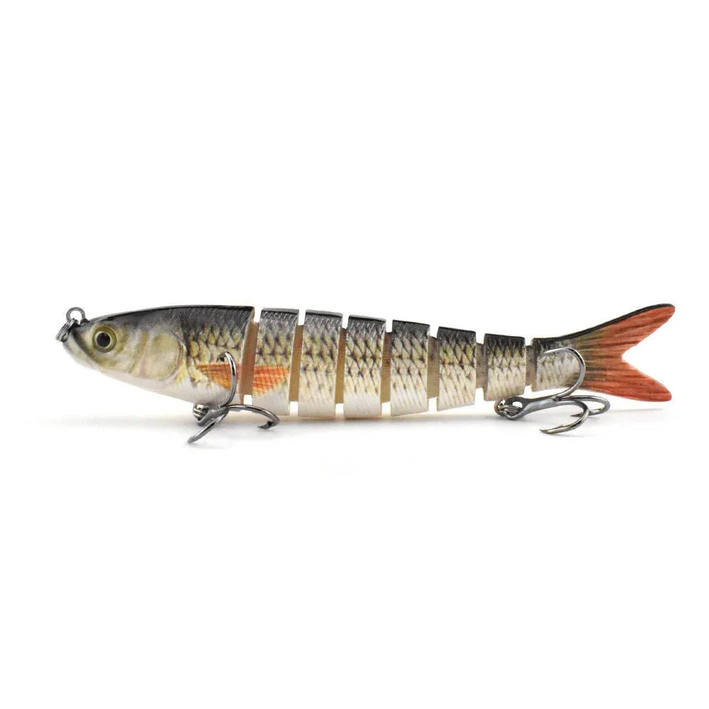 Plastic Fishing Lure With Moving Flexible Tail