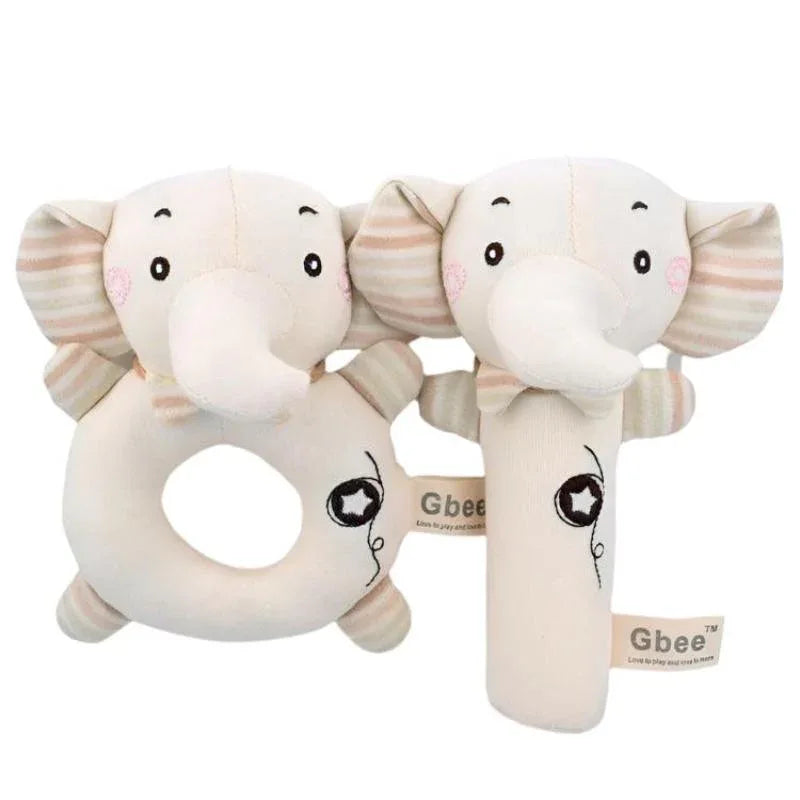 Plush Rattle Soothing Toys For Babies